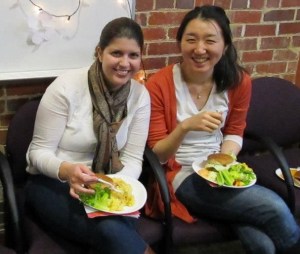 Sara and Bohyun at IPR